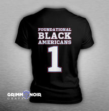 Load image into Gallery viewer, Foundational Black American League NO. 1 Men&#39;s T-Shirt